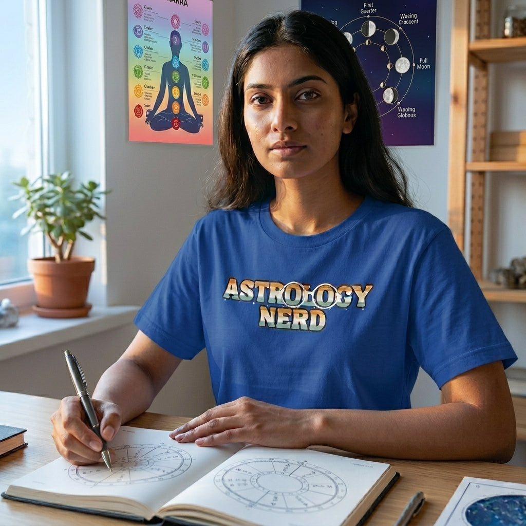 Astrology Nerd Retro Graphic T-Shirt - Perfect Astrology Geek Gift