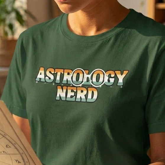 Astrology Nerd Retro Graphic T-Shirt - Perfect Astrology Geek Gift
