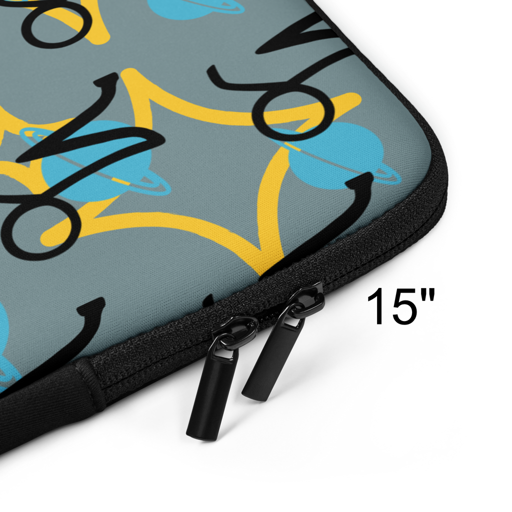 Capricorn Zodiac Laptop Sleeve - 13" & 15" Protective Case - Astrology Gift