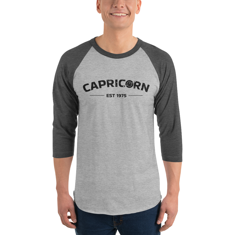 Capricorn Customizable Tee - Established + Add Your Birth Year - Saturn Capricorn Design